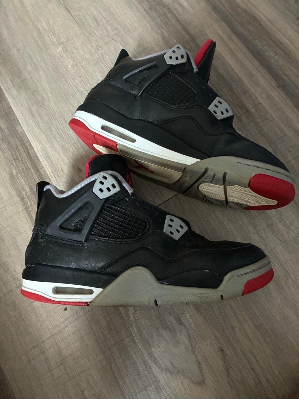Jordan Black and Red Retro Basketball Sneakers